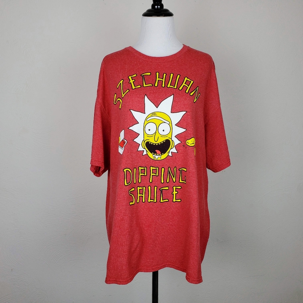 Ripple Junction T Shirt Rick and Morty Cartoons Szechuan Sauce Graphic Tee